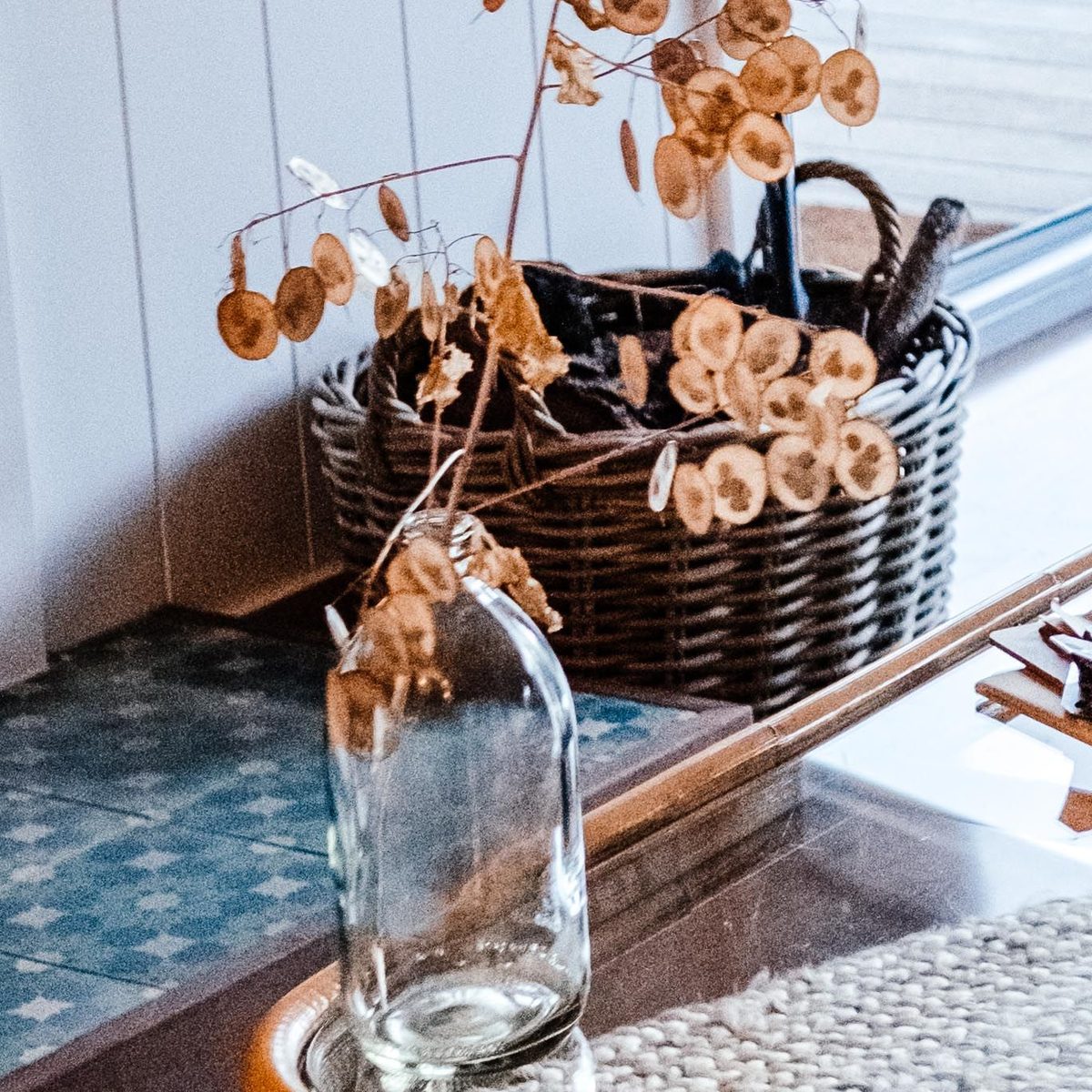 Dried flowers and basket detail — Concept Project / Stock Imagery